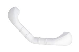 Prima white grab rail (13" angled)