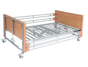 The Casa Med Bariatric bed is a fully profiling 4 section bed produced from robust steel and design to support a safe working load of 317kg