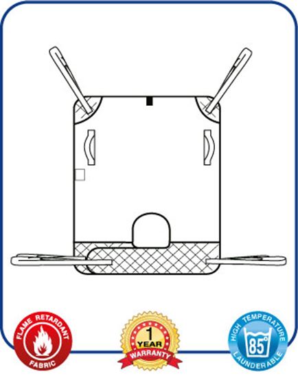 Picture of Aquila Deluxe Mesh Padded Lifting Sling - Medium