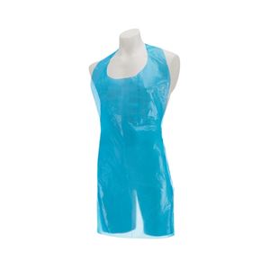 Polythene Roll Aprons - Blue