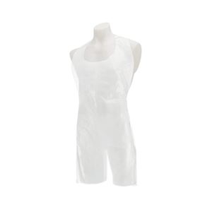 Polythene Roll Aprons - White