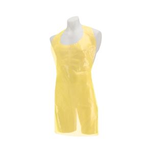 Polythene Roll Aprons - Yellow
