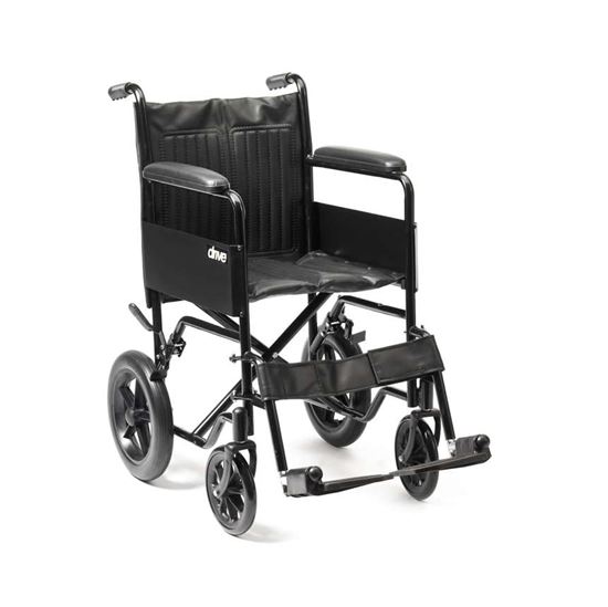 Picture of Car Transit Wheelchair - fixed arms and footrests