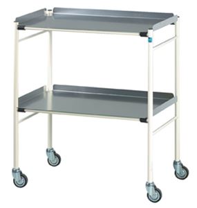 Halifax Surgical Trolley With Alluminium Shelves (765X460mm)