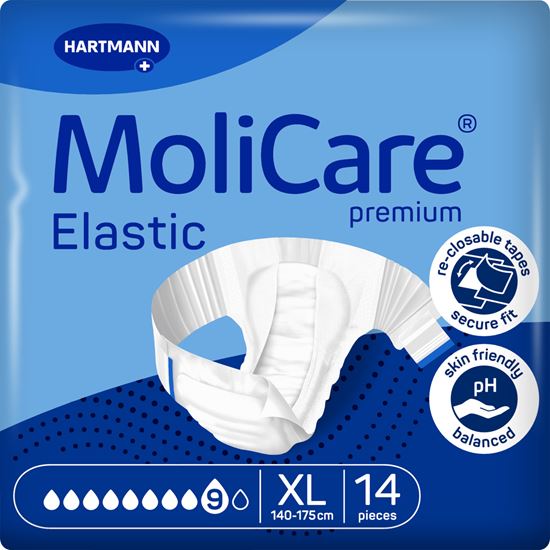 Picture of MoliCare Premium Elastic 9D X-Large, 4x14 Case