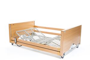 Encore Bariatric Low - an electric hi-lo 4 section profiling 120cm wide care bed with a great balanced functionality