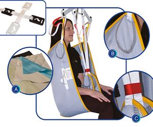 Aquila Lifting Sling with Padded Legs Large - Clip Fixings
