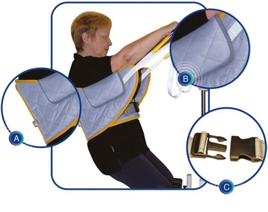 Picture of Aquila Stand Assist Sling with Loops  - Extra Large