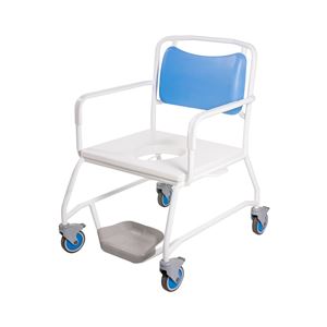 RomaChair Bariatric 25" seat with fixed arms & Footplates