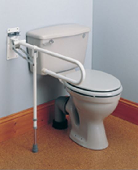 Picture of Fold Away Grab Rail With Leg
