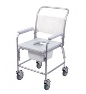 Aluminium Commode & Shower Chair