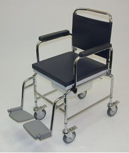 Adj. Height H\Duty mobile commode 22"(1)