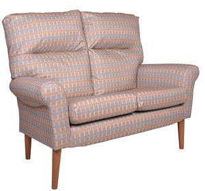 Riccione High Back 2 Seater - nursing home settee