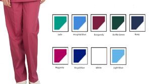 Scrub Trousers Polycotton - Navy
