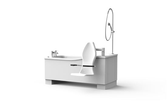 Picture of Compact Pure 1700 Height Adj Bath with Powered Seat