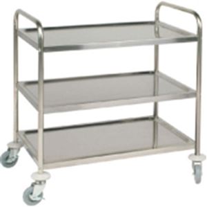 3 Tier Stainless Steel Trolley