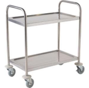 2 Tier SS Clearing trolley