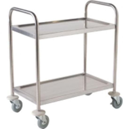 Picture of 2 Tier SS Clearing trolley