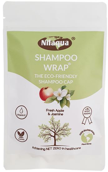 Picture of Nilaqua Biodegradable Shampoo Wrap - Fresh Apple & Jasmine