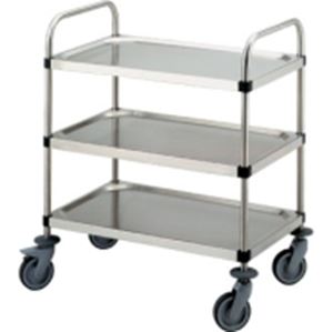 3 Tier Stainless Steel Trolley