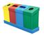 Picture of Flatpack recycling bins -75Ltr -Red with letterbox opening