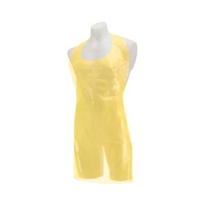 Polythene Aprons - Yellow