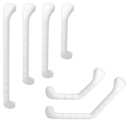 Picture for category Prima White Grab Rails