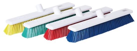 Picture of Hygiene Broom 12" / Soft Bristle - Blue