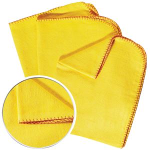 Yellow Duster hemmed 50 x 40cm