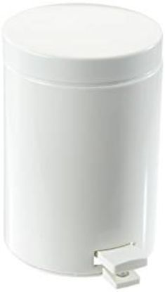Picture of White Pedal Bin - 3 Ltr