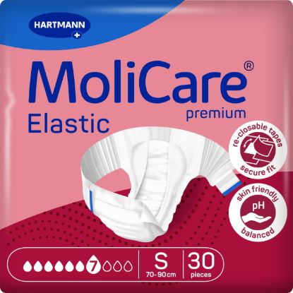 Picture of MoliCare Premium Elastic 7D Small, 3x30 Case
