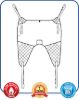 Picture of Aquila Lifting Sling with Padded legs - XX Small