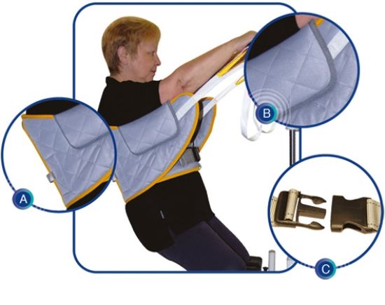 Picture of Aquila Stand Assist Sling with Loops  - Extra Large