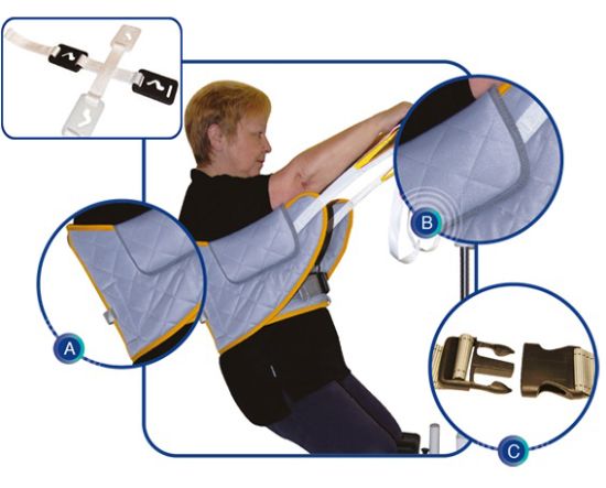 Picture of Aquila Stand Assist Sling with Clips - Medium