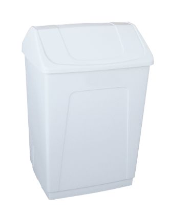 Picture of Extra Heavy Duty Swing Top Bin - White, 55lTR.