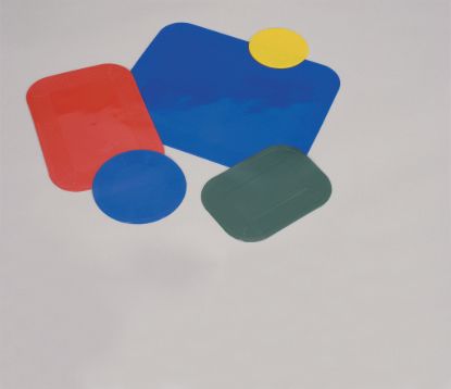 Picture of Non slip dycem round 14cm blue