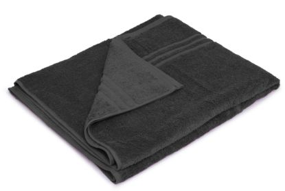 Picture of Bath Sheet 500g - Black (2 Pack)