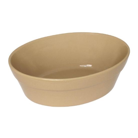Picture of Olympia Earthenware Oval Pie Bowls 180x133mm (6)