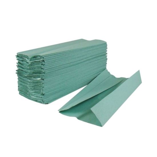 Picture of C-Fold Hand Towel 1 Ply Green (2700)