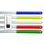 Picture of Aluminium Mop Handle 125cm - Red