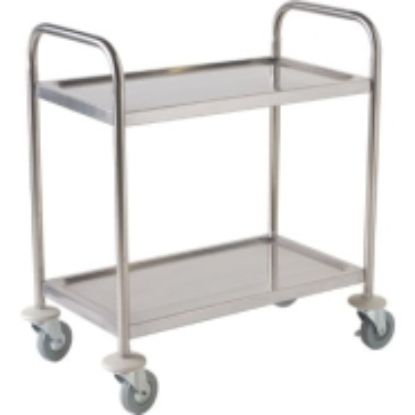 Picture of 2 Tier SS Clearing trolley