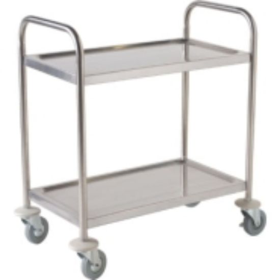 Picture of 2 Tier SS Clearing trolley