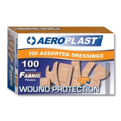 Picture of Assorted Fabric Plasters (100)