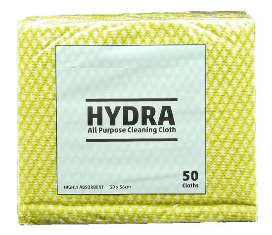 Picture of Hydra All Purpose Cloth Semi Disposable 35x37cm-Yellow (50)