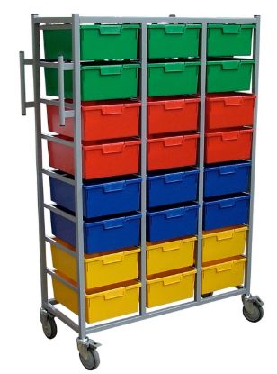 Picture of Triple - 24 Trays with Garment rail