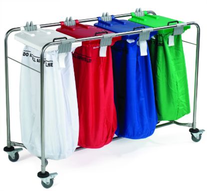 Picture of 4 Bag Laundry Cart