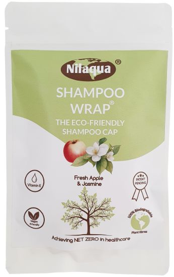 Picture of Nilaqua Biodegradable Shampoo Wrap - Fresh Apple & Jasmine