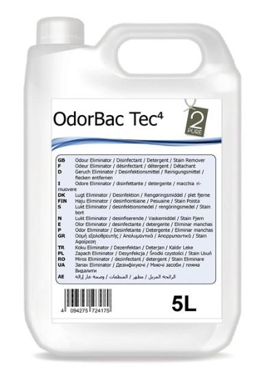 Picture of Odour Bac Tec 4 Multipurpose Cleaner (5L) Wild Mint