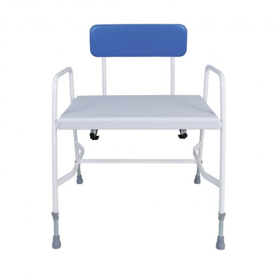 Picture of Bariatric Adjustable Vinyl Back Shower Chair